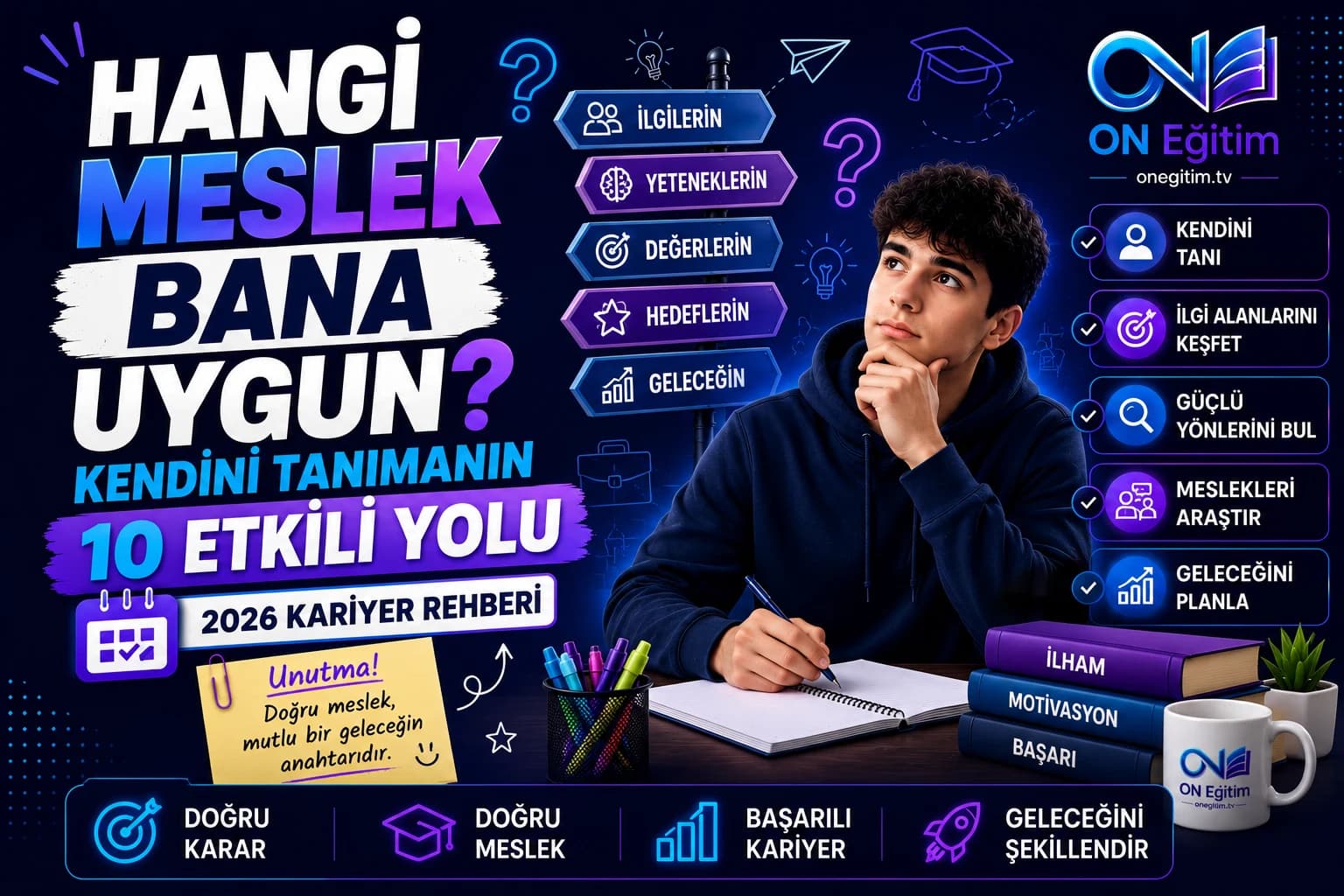 Hangi Meslek Bana Uygun? Kendinizi Tanımanın 10 Etkili Yolu