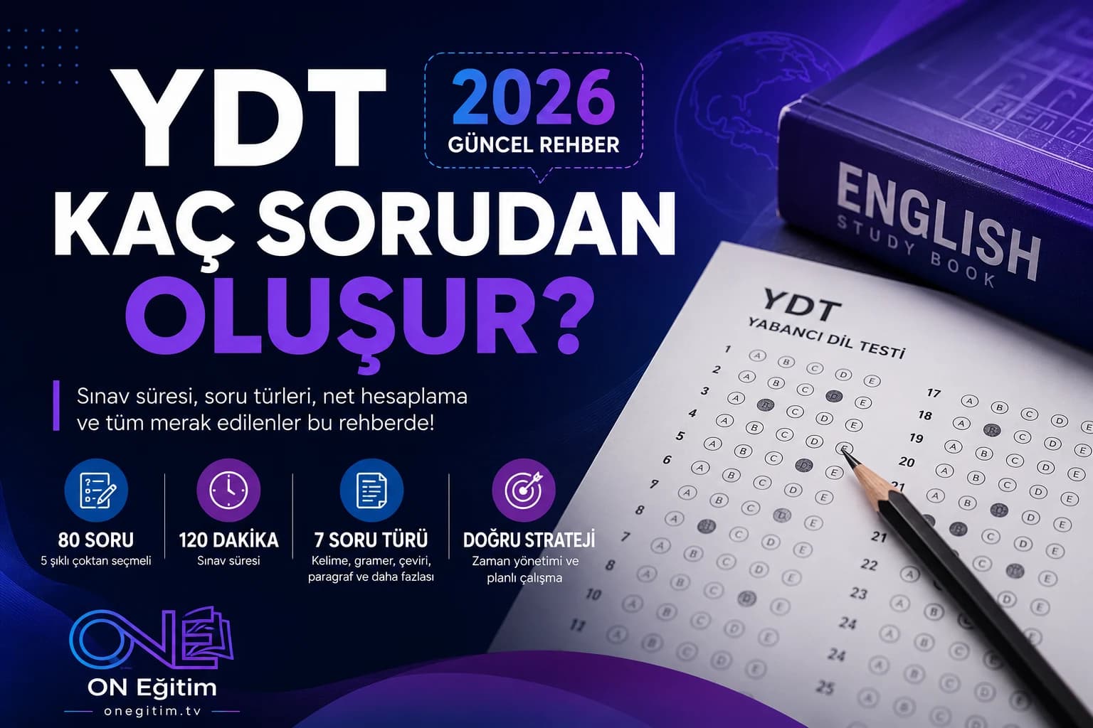 YDT Kaç Sorudan Oluşur? 2026 Güncel Rehber