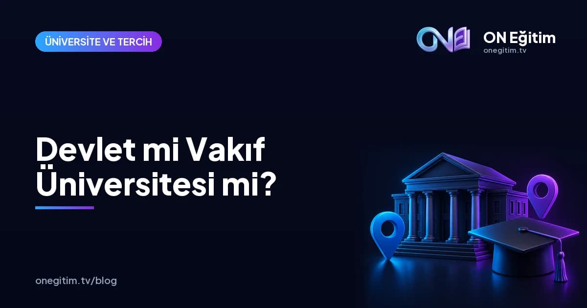 Devlet Üniversitesi mi Vakıf Üniversitesi mi? Hangisini Tercih Etmeli?