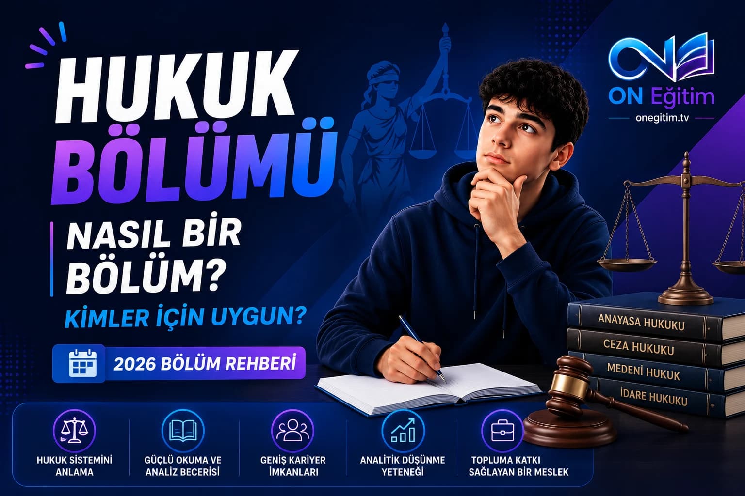Hukuk Bölümü Nasıl Bir Bölüm? Kimler İçin Uygun? (2026 Rehberi)