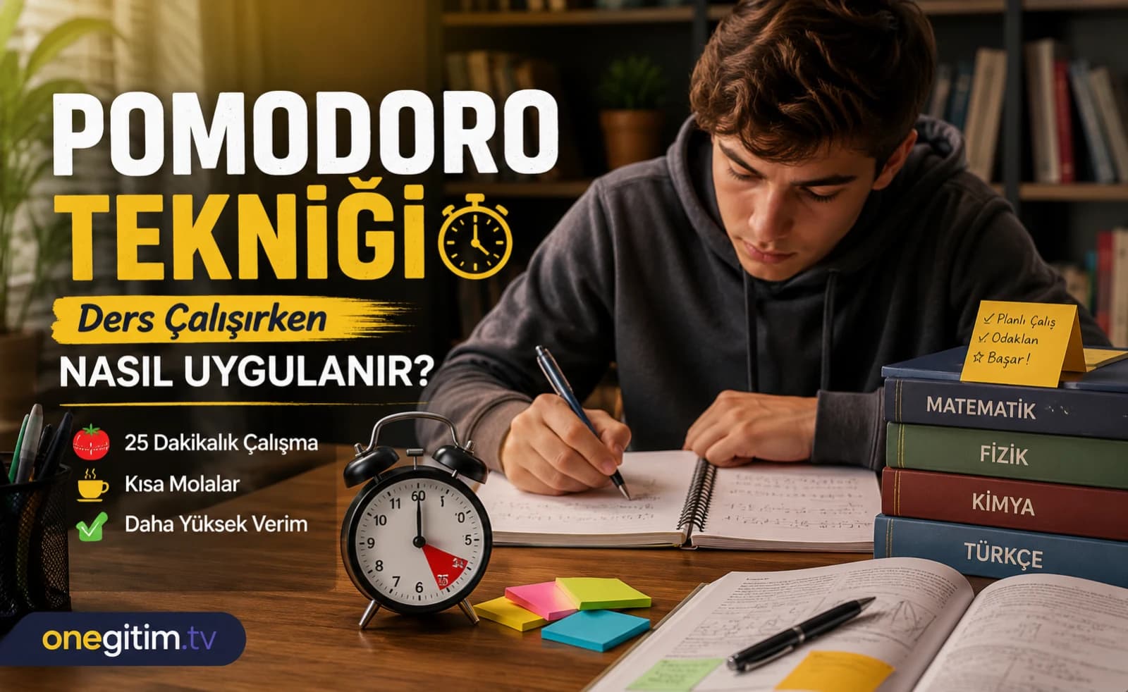 Pomodoro Tekniği Nedir? Ders Çalışırken Nasıl Uygulanır?