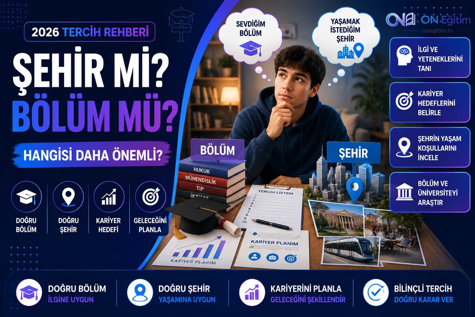 Üniversite Tercihinde Şehir mi Bölüm mü Daha Önemli? (2026 Rehberi)