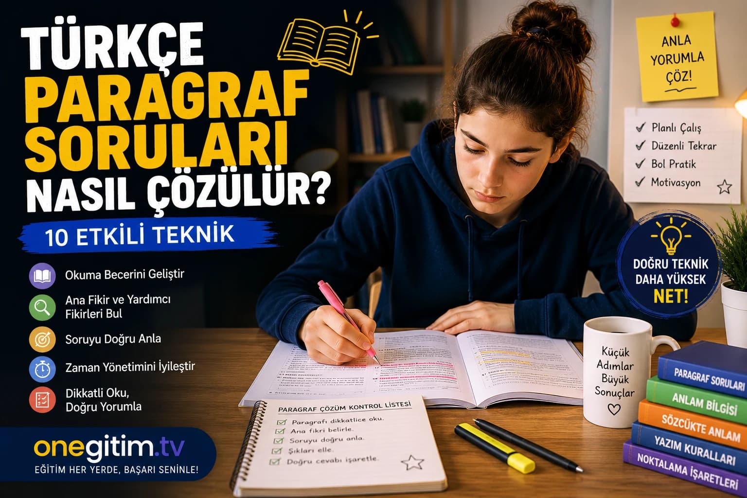Türkçe Paragraf Soruları Nasıl Çözülür? 10 Etkili Teknik
