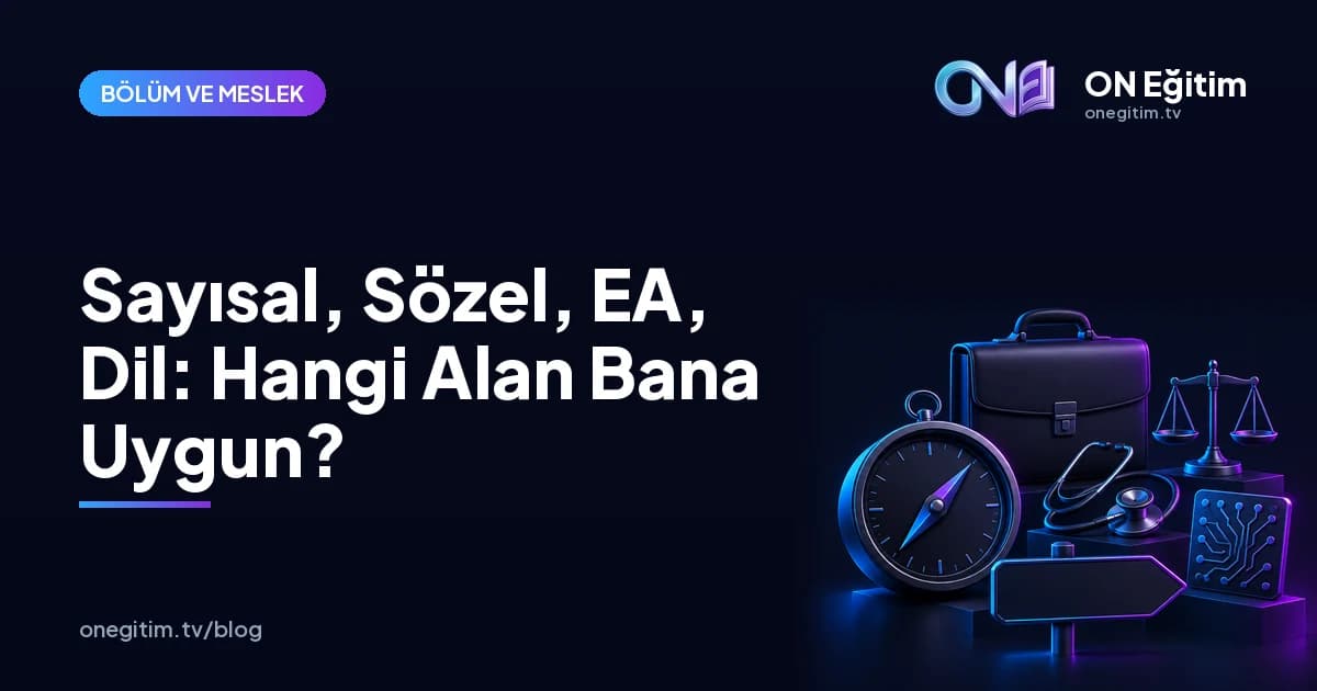 Sayısal, Sözel, Eşit Ağırlık ve Dil: Hangi Alan Bana Daha Uygun?