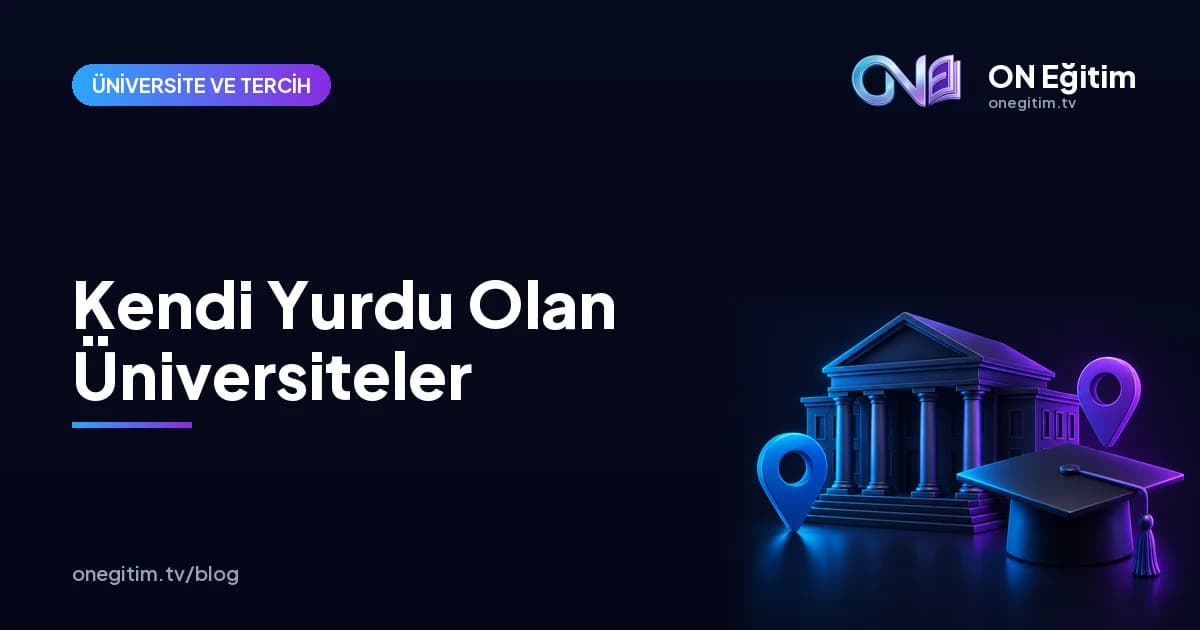 Kendi Yurdu Olan Üniversiteler: Kampüs Yurdu mu, KYK mı?