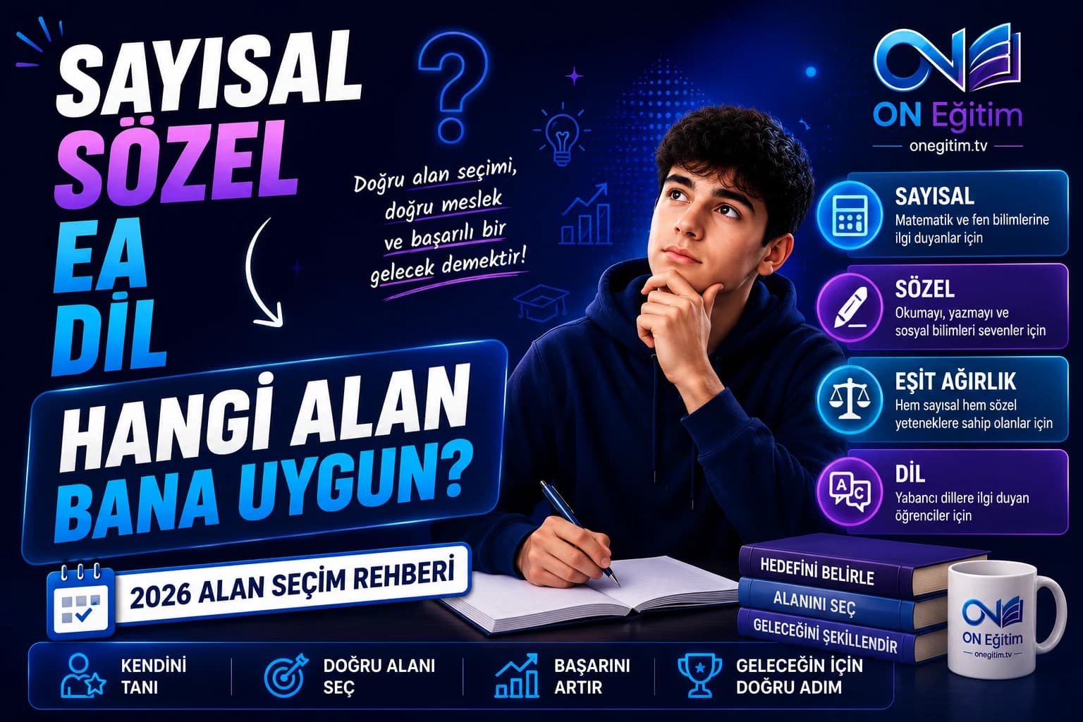 Sayısal, Sözel, Eşit Ağırlık ve Dil: Hangi Alan Bana Daha Uygun?