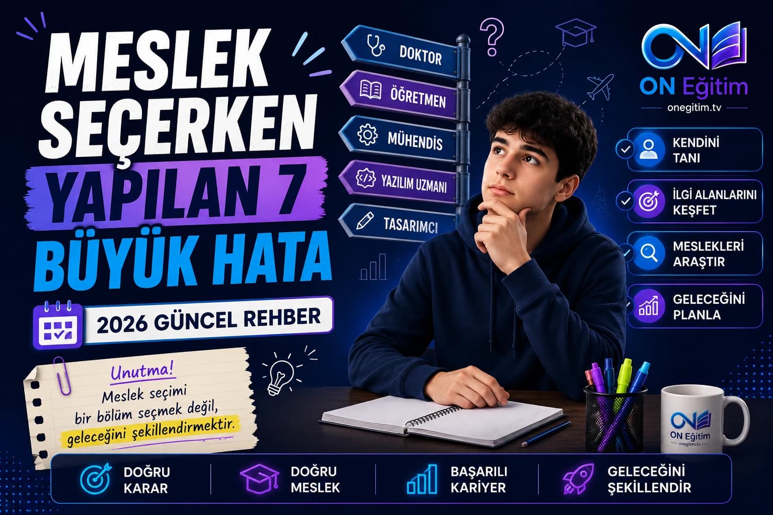 Meslek Seçerken Yapılan 7 Büyük Hata